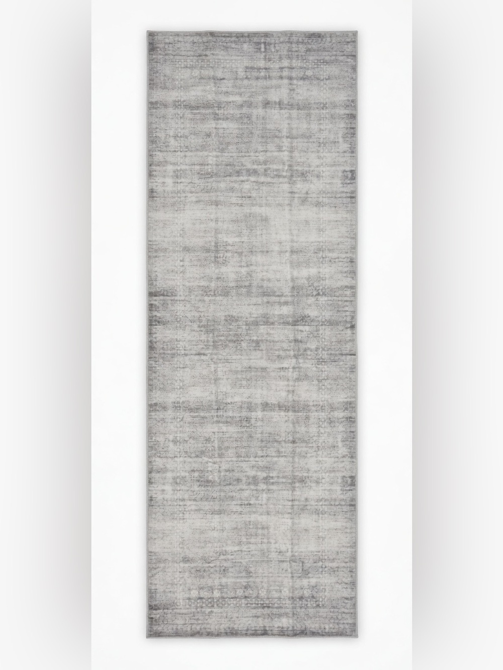 6 Ft x 2 Ft Washable Rug Runner - Neutral Modern Style